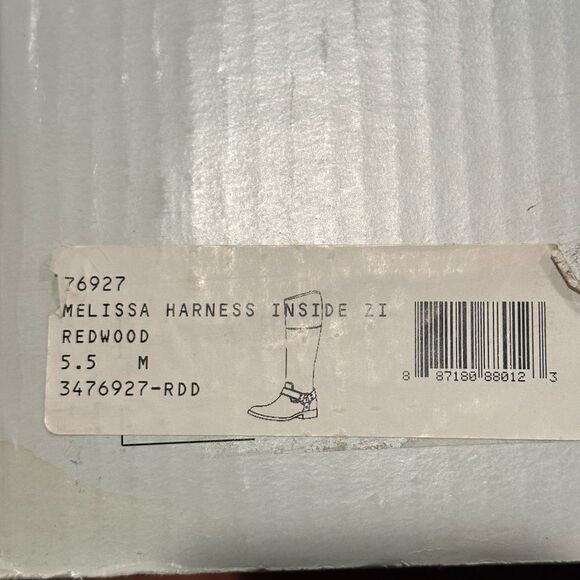 Frye Melissa harness inside zip tall  boot size 5,5 new - Picture 10 of 11